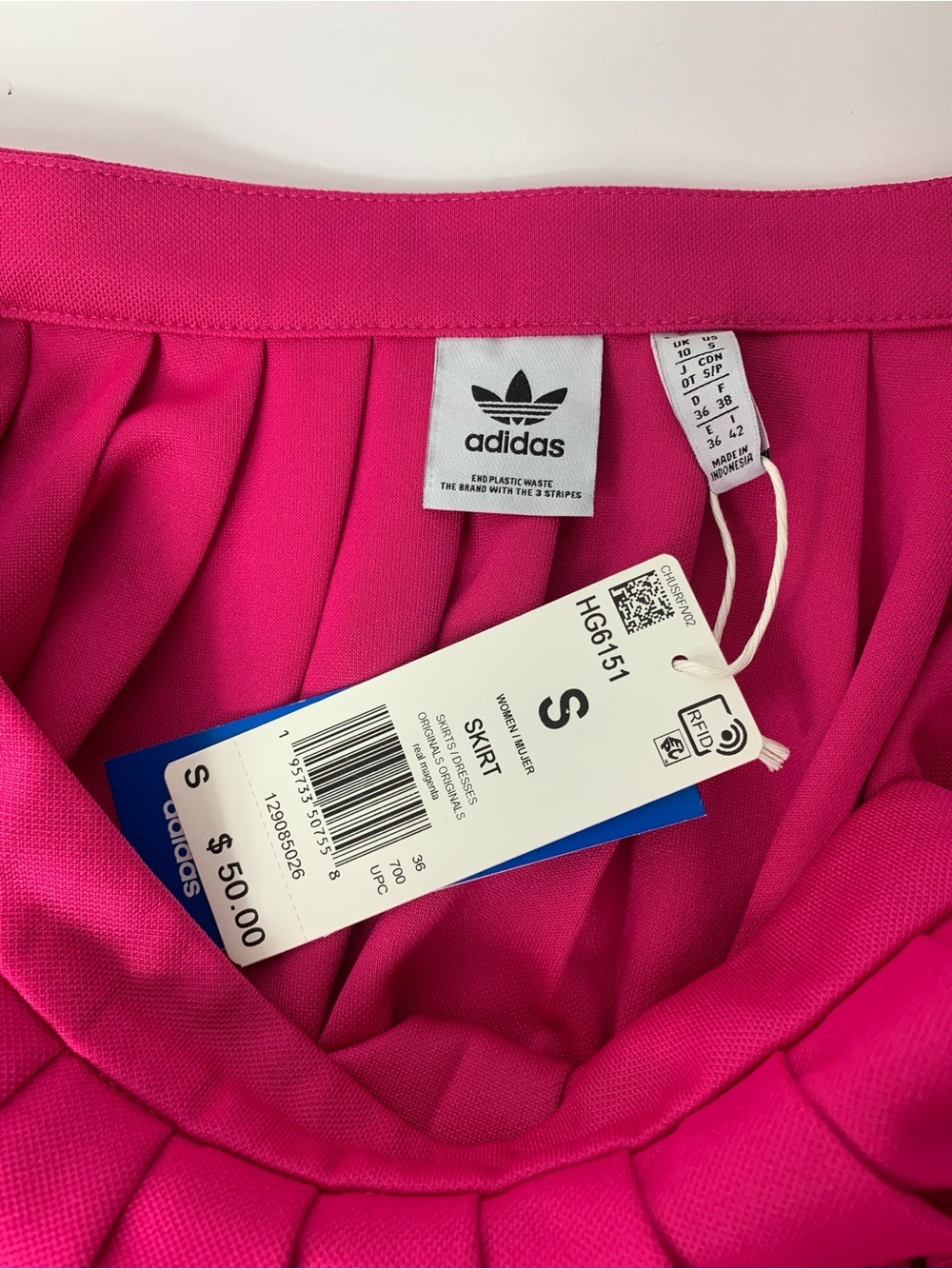 adidas Originals Pink Mini Tennis Skirt NWT S - Picture 15 of 15